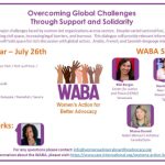 evento virtual: Superando los desafíos globales a través del apoyo y la solidaridad